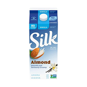 Silk vanilla almond milk 64 fl oz carton product image