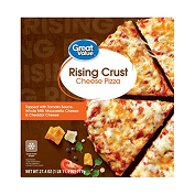 Great Value Rising Crust cheese pizza box 27.4 oz