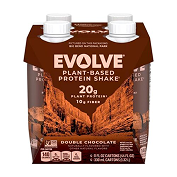 Evolve plant-powered protein shake double chocolate pack product image