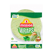 Spinach and herb wrap tortillas pack